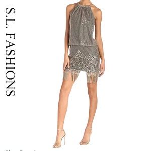 SL Fashion’s Women's Blouson Crochet Dress🛍